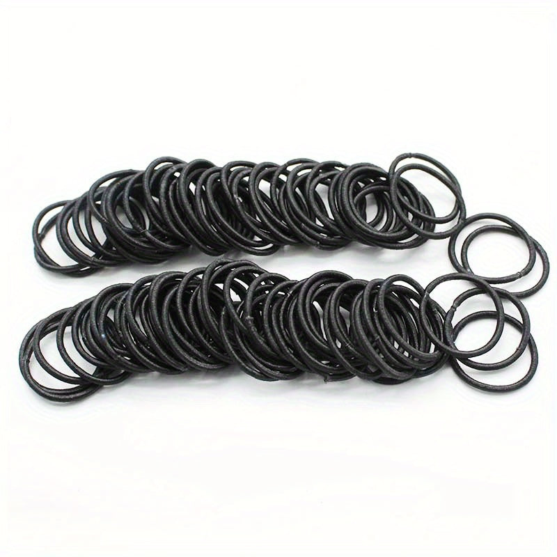100pcs Multicolor Hair Ties Ponytail Holder for Baby Girls