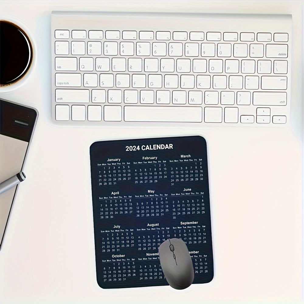 HD Calendar Mouse Pad Non-slip Rubber Mouse Mat