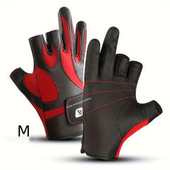 Anti Slip Half Finger Fishing Gloves