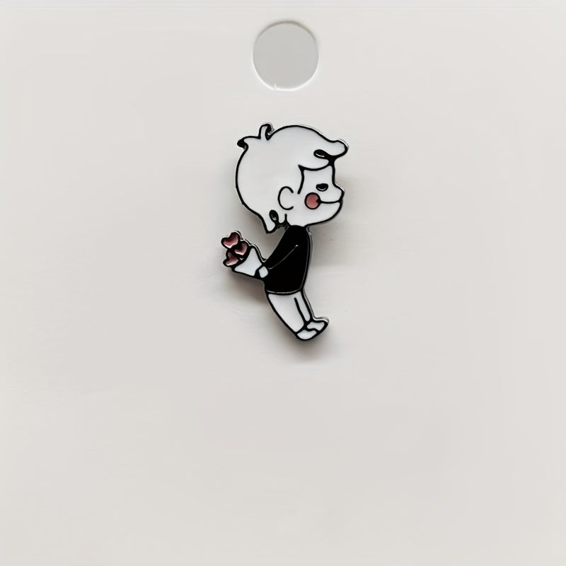 Cartoon Brooch Pin for Kids - Cute Accessory for Clothes, Bags