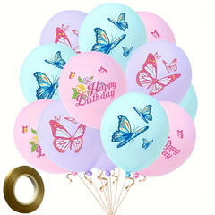 15pcs Butterfly Party Decorations Butterfly Balloons 30 12in Party Supplies