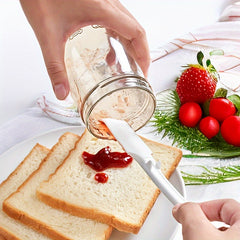2PC Bottle Bottom Scraper Soft Rubber Spatula For Jam & Cream