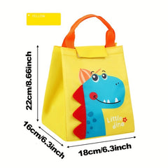 Yellow Duck Insulated Lunch Bag Waterproof Large Capacity Office Travel School