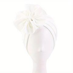 Plate Flower Turban Cap Boho Elastic Head Wrap Beanie Head Scarf Chemo Hats