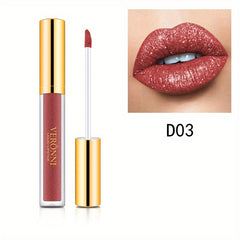10 Colors Metallic Glitter Lip Gloss for Halloween Party