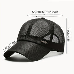 Polyester Sun Protection Baseball Cap for Men