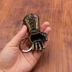 Finger Gloves Bottle Opener Keychain Pendant Decoration
