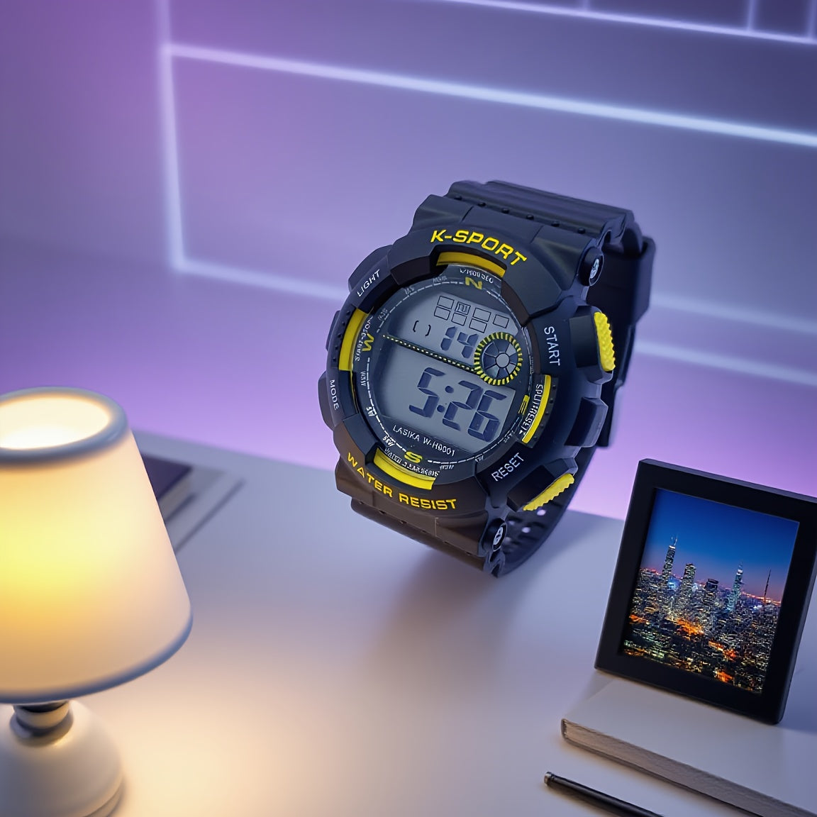 Boys' 8-14-18 Years Timer Alarm Luminous Sports Watch