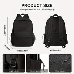 Large Capacity Backpack For Women Unprinted Series Ins Style