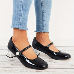 Women's Pearl Mary Jane Slip-on Shoes