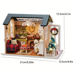 3D Cabin House Jigsaw Puzzle DIY Christmas Gift Girls Children's Toy
