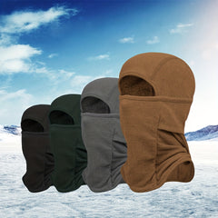 Winter Warm Balaclava Face Cover Neck Scarf Windproof Thickened Fleece Hood
