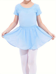Sequin Mesh Dance Skirt Girls Ballet Skirt For Party Performance