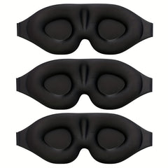 3Pcs 3D Contoured Sleep Eye Mask for Travel Nap Yo