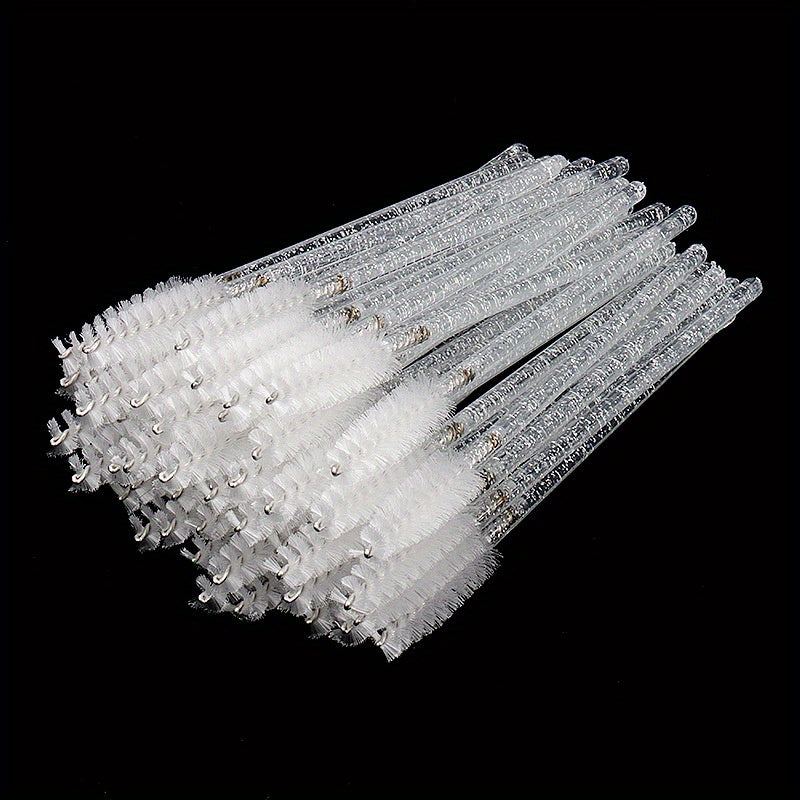 25 Pcs Spoolies Mascara Eyelash Wands Brush For Eyelash Extension