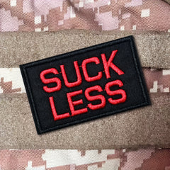 Suckless Embroidered Morale Patches w/ Hook and Loop for Gear