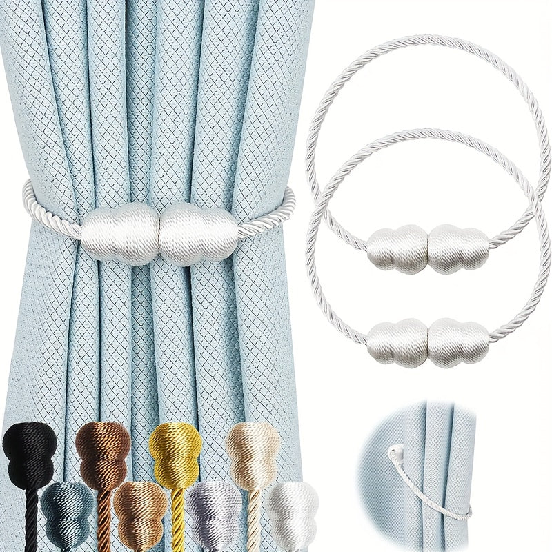 Modern Magnetic Curtain Tieback Gourd Buckle for Home Decor