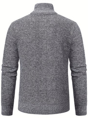 Men's Soft Touch Quarter Zip Sweater Thermal Jumper