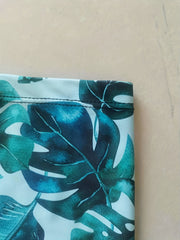 Men's Tie Dye Tropical Leaf Swim Boxers