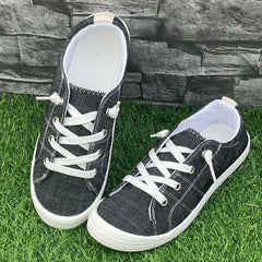 Solid Flat Shoes Women's Casual Lightweight Walking Breathable Sport Running