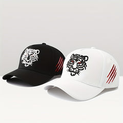 Unisex Tiger Head Pattern Baseball Cap for Outdoor Sport