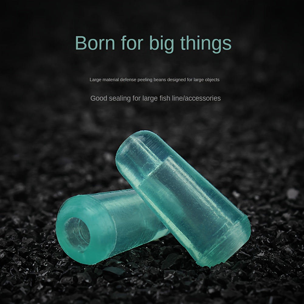 10pcs Silicone Bean Swivel for Large Fishing Objects