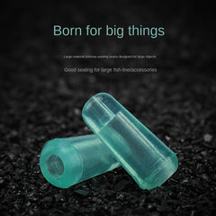 10pcs Silicone Bean Swivel for Large Fishing Objects