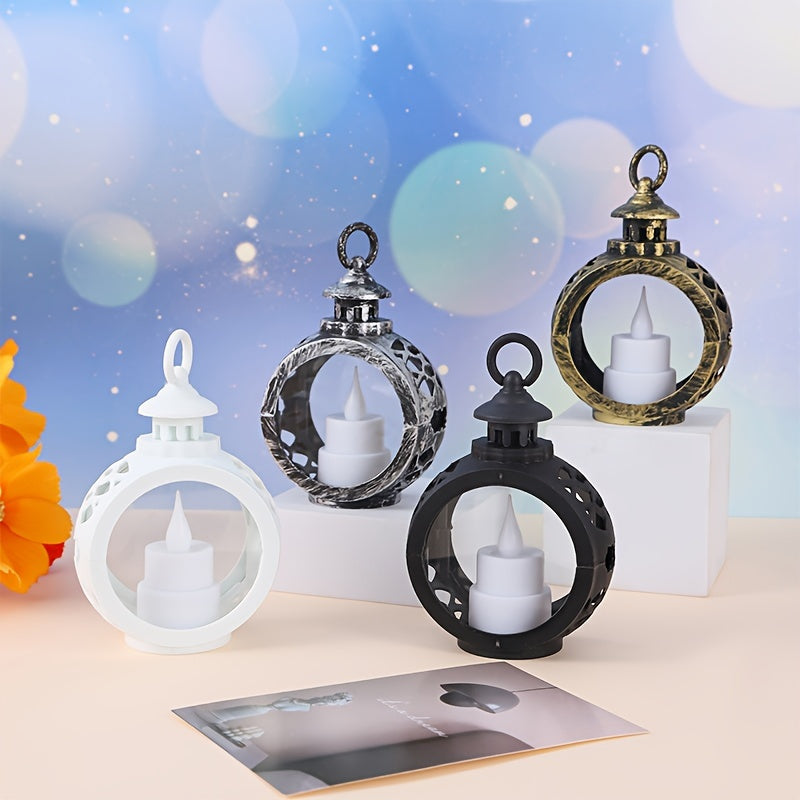 Small Round Lamp Electronic Candle Night Light