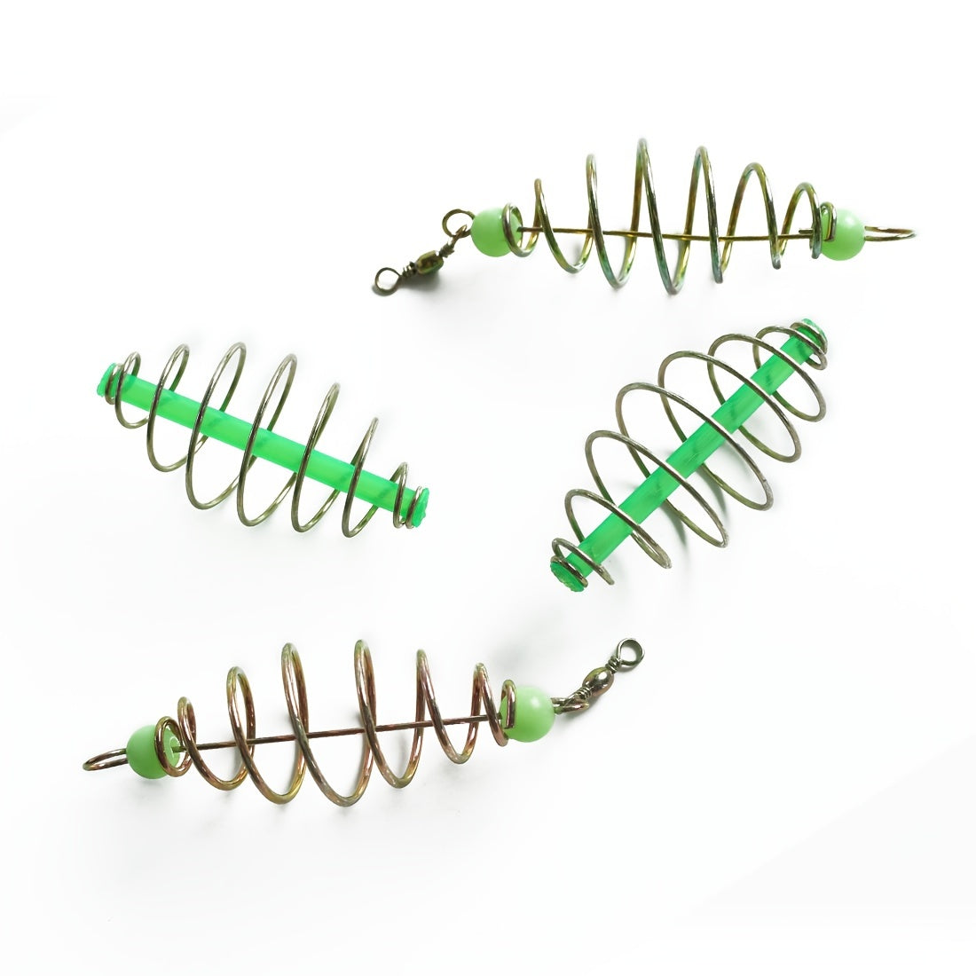 20pcs Mixed Style Bait Holder w/ Luminous Beads for Bass Fishing