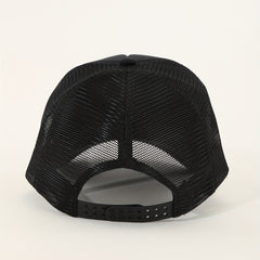 Printed Trucker Hat Mesh Sunshade Baseball Cap Unisex