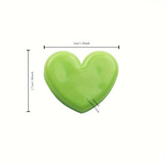 1pc Colorful Heart Clip Soft Sister Wind Photo Decoration Plastic Clip