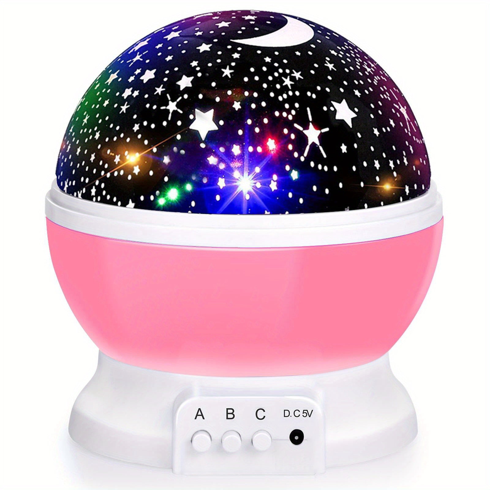 Kids Star Night Light Moon and Star Projector