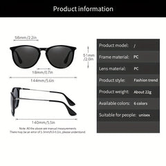 Polarized Square Frame Sunglasses UV Protection