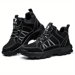 Men's Steel Toe Non Slip Work Safety Boots Puncture Proof