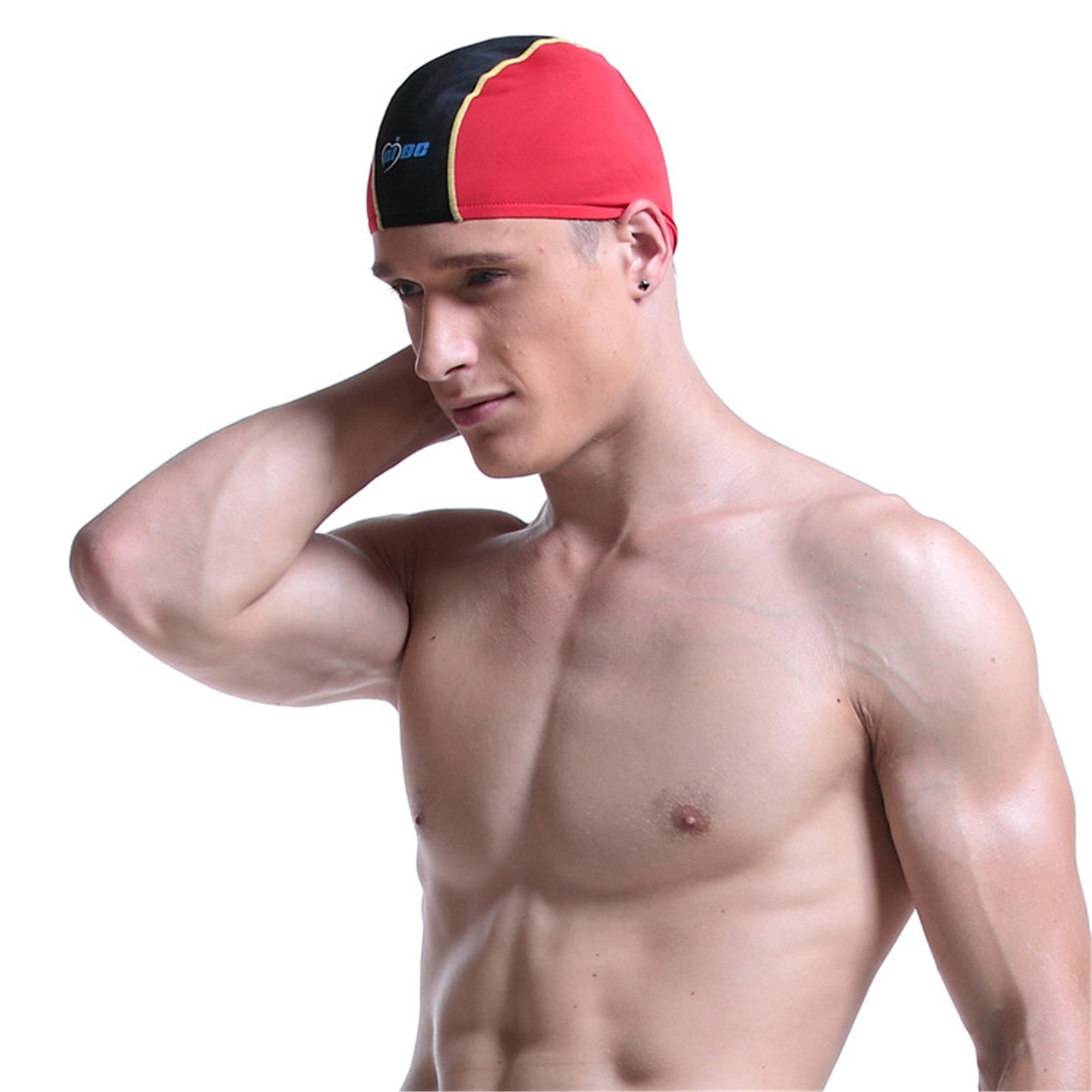 Waterproof Nylon Swimming Cap for Pool and Open Water Swimmers