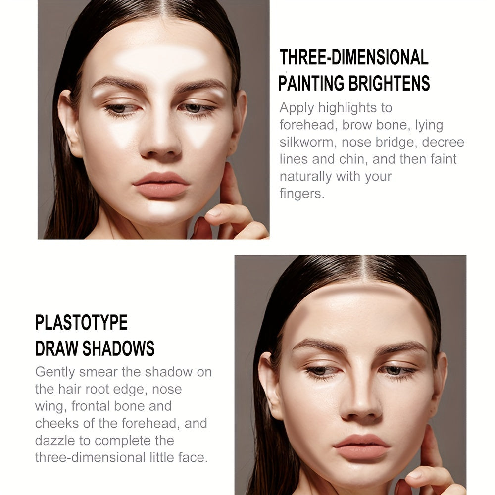 3 Colors Contouring Powder Correcting Highlighting Set