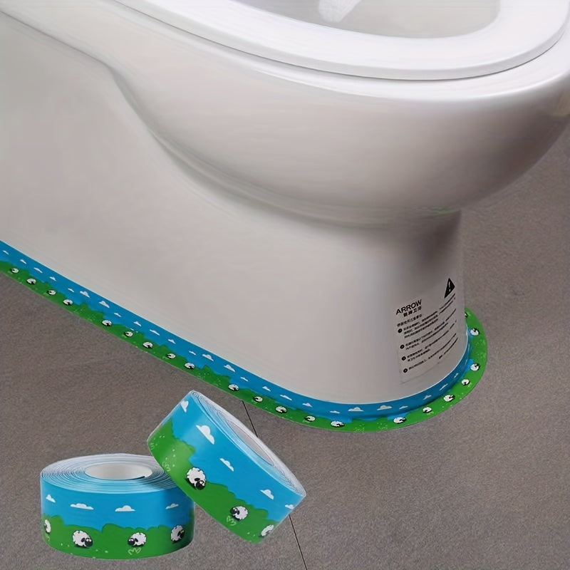 1pc Bathroom Toilet Base Anti-mildew Seam Stickers