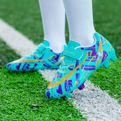 Boy's Non Slip Soccer Cleats with Spikes - Professional Outdoor Shoes