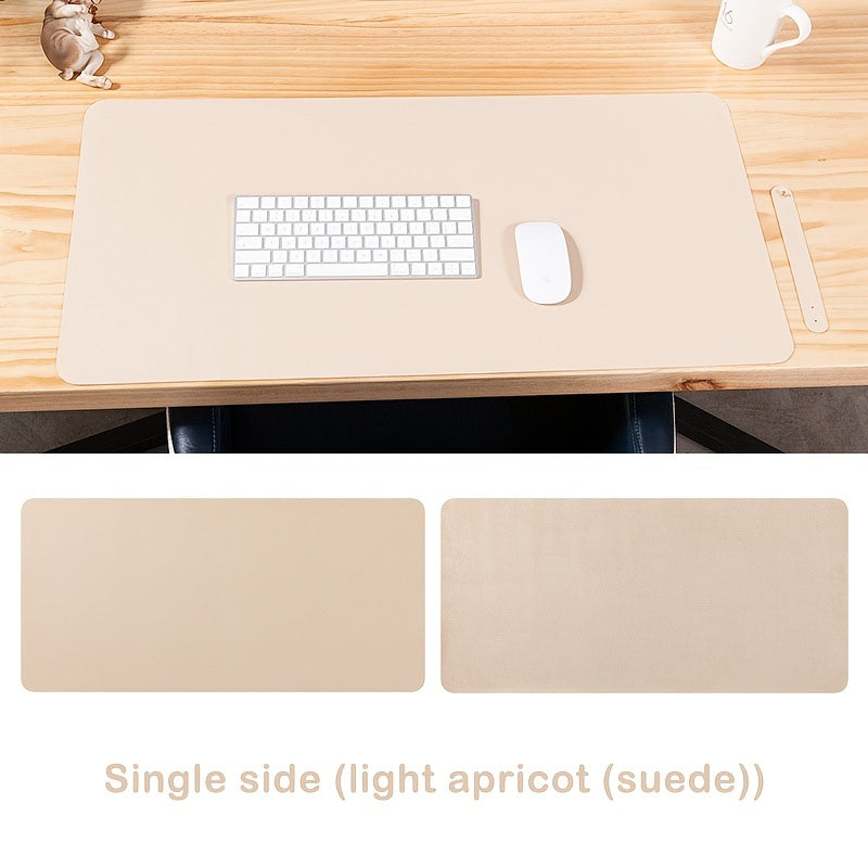 Portable Desk Computer Pad Mouse Pad PU Leather Waterproof Oversized Mouse Pad