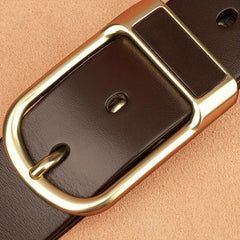 Men's Leather Belt Pin Buckle Casual Youth Belt