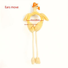 Duck Plush Earmuffs Yellow Orange Winter Ear Warmers Women