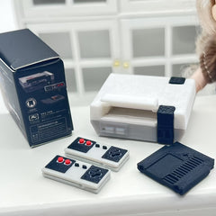 1:12 Scale DIY Dollhouse Game Console Model Retro Decor Red B