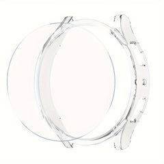 Galaxy Watch 6 Glass Case 40mm 44mm PC Frame Bumper Cover