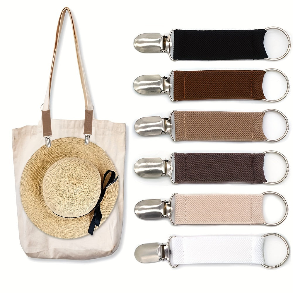 Outdoor Travel Hat Clip Turban Clip Accessories Portable Elastic Bag Clip