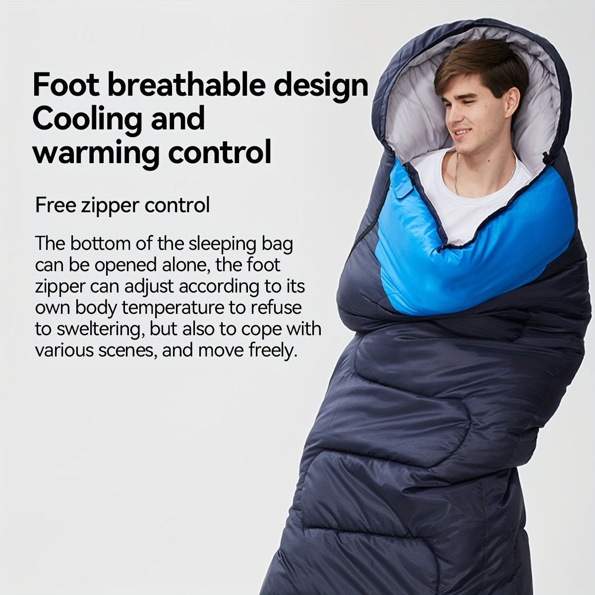 Portable Camping Sleeping Bag with Storage Bag