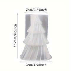3D Pine Silicone Mold for DIY Christmas Tree Scented Candle Decoration