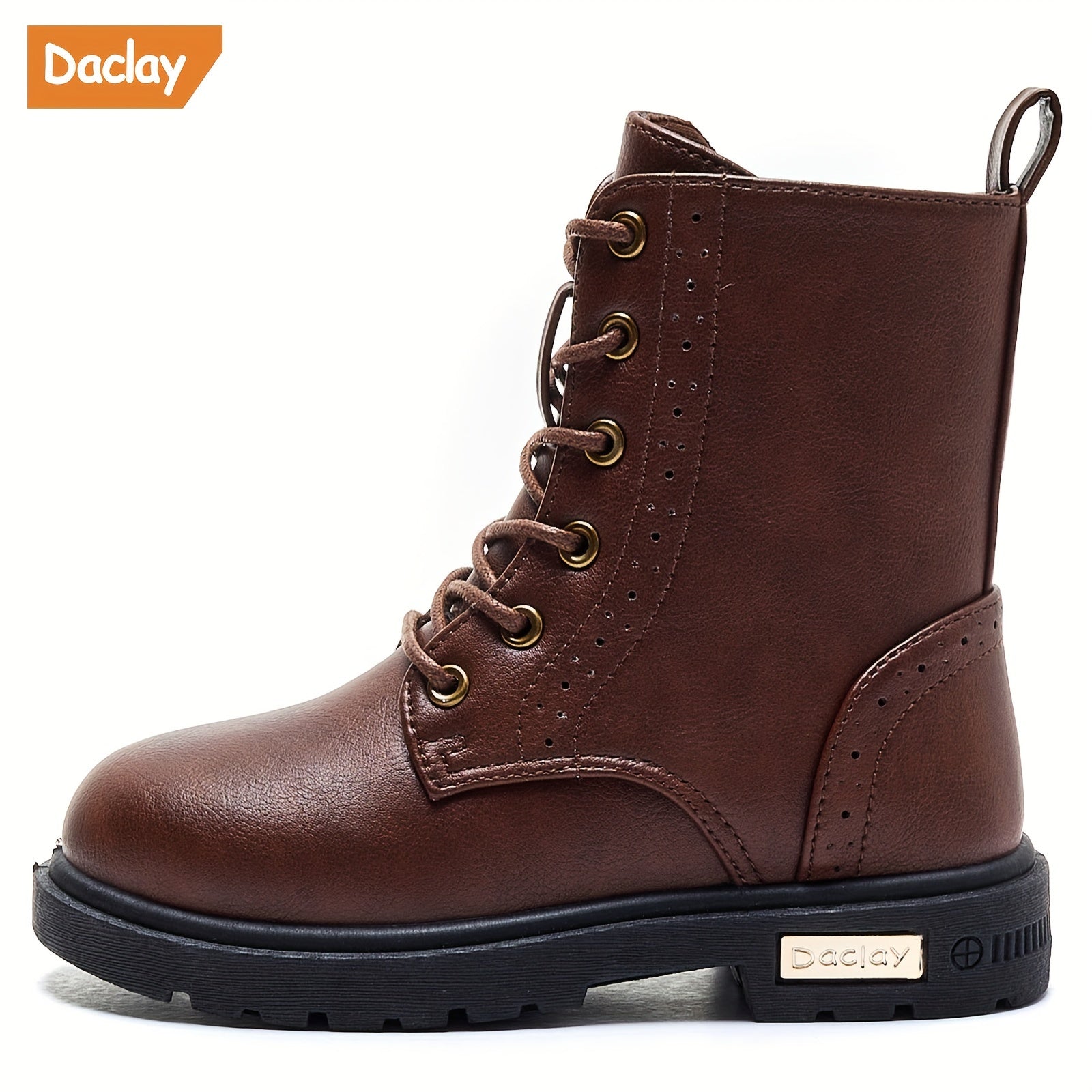 Daclay Casual Solid Boots For Girls Comfortable Warm Non-slip Boots
