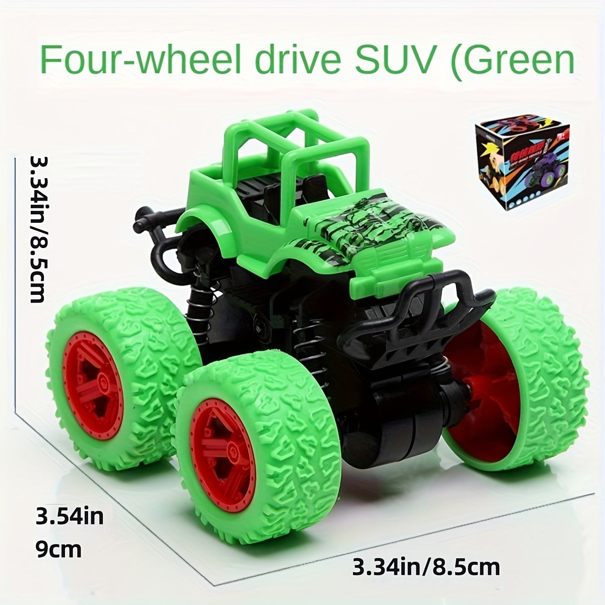 2pcs Off-road Engineering Inertial Stunt Vehicle