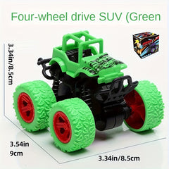 2pcs Off-road Engineering Inertial Stunt Vehicle
