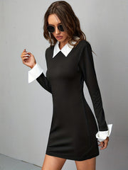 Casual Long Sleeve Bodycon Dress